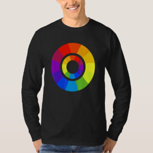 Colour Palette Circle Paint Painter Teacher Design T-Shirt