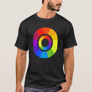 Colour Palette Circle Paint Painter Teacher Design T-Shirt