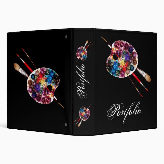 COLOUR PALETTE , portfolio Binder (Background)