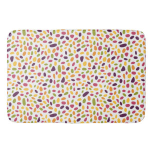 Colour Pebble Pattern Bath Mat