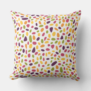Colour Pebble Pattern Throw Pillow