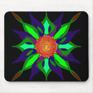 Colour pedals mouse pad