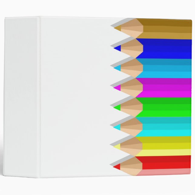 Colour Pencil Avery Binder (Front/Spine)