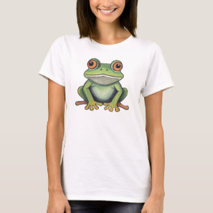 Colour Pencil Drawing Frog T-Shirt