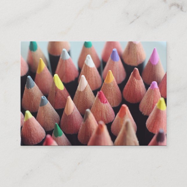 Colour Pencils Business Card (Front)