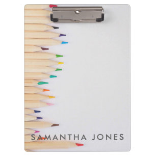 Colour pencils cute Back to school Clipboard