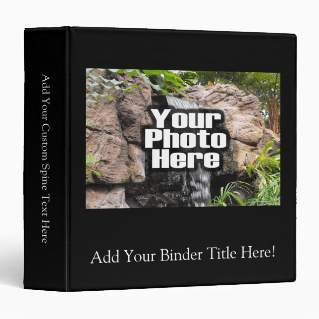 Colour Photo Personalized Binder (Front/Spine)