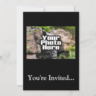 Colour Photo Personalized Invitation