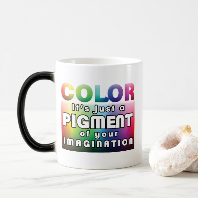 Colour: pigment of imagination COLOR CHANGING Mug (With Donut)