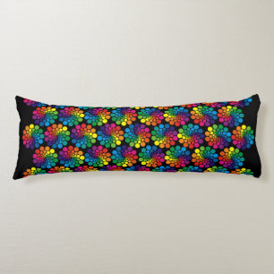 Colour Points Circle Pattern + your background Body Pillow