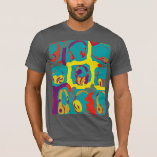 colour pop art dj headphones T-Shirt
