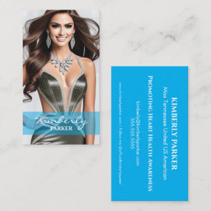 Colour Pop Blue Gradient Business Card