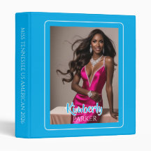 Colour Pop Blue Ultimate Pageant Binder