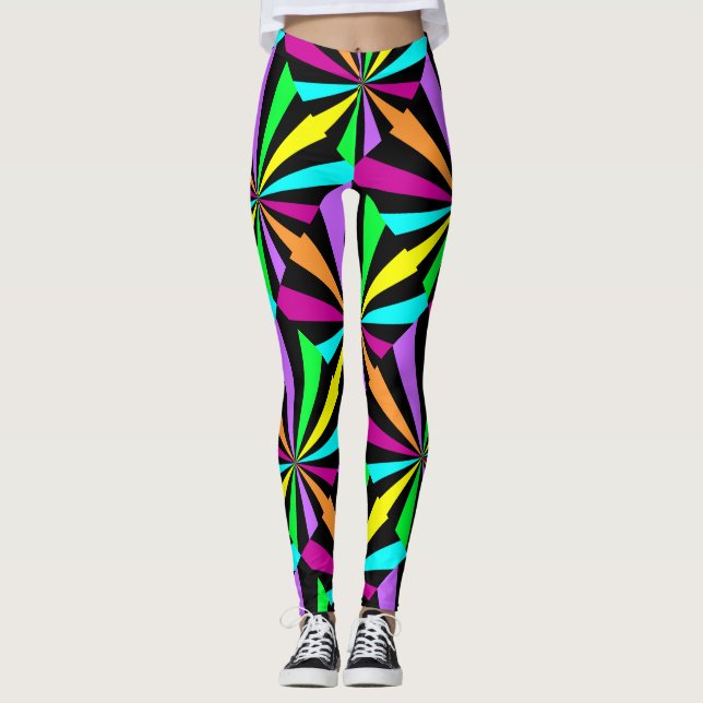 Colour Pop Neon Leggings (Front)