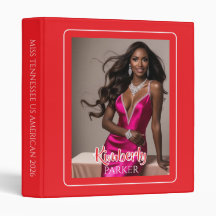 Colour Pop Red Ultimate Pageant Binder