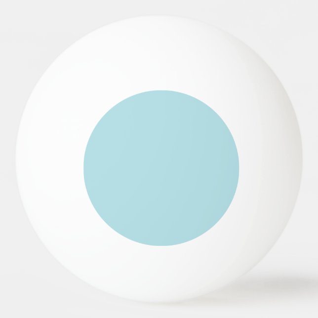 colour powder blue ping pong ball (Back)