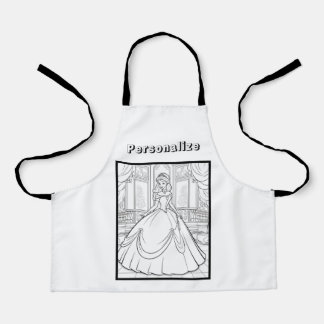 Colour Princess Personalized  Apron