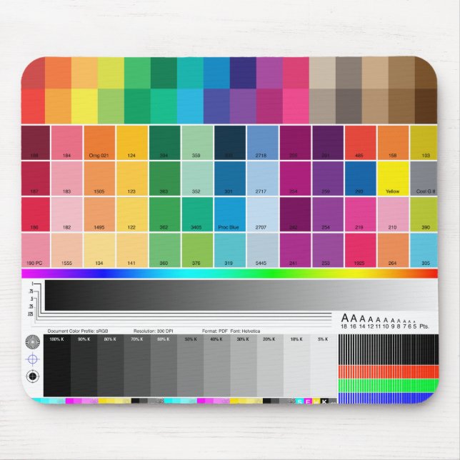 Colour Proof Mousepad (Front)