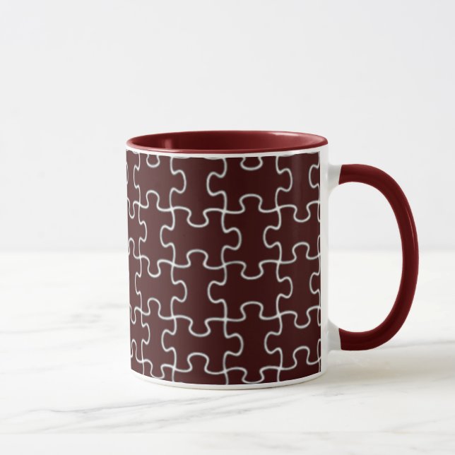 colour puzzle pieces mug (Right)