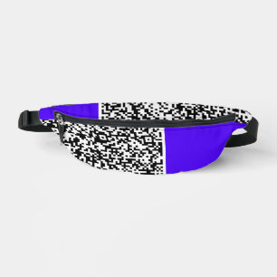 Colour QR Code Fanny Pack Design Your Own