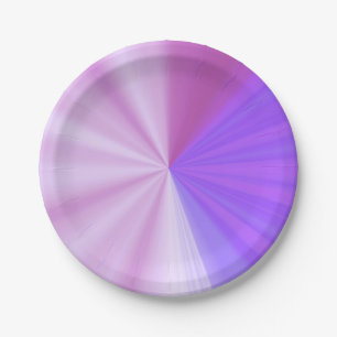 Colour Rays Paper Plate