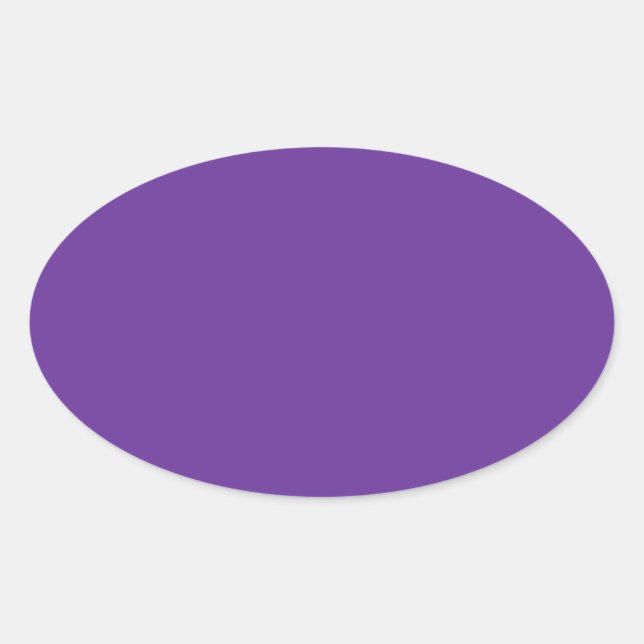 colour rebecca purple oval sticker (Front)