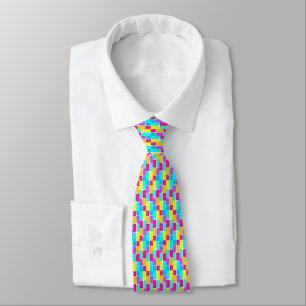Colour Rectangles Tie