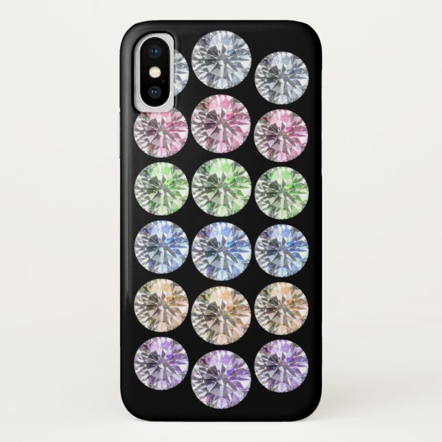 Colour rhinestone Case-Mate iPhone case (Back)