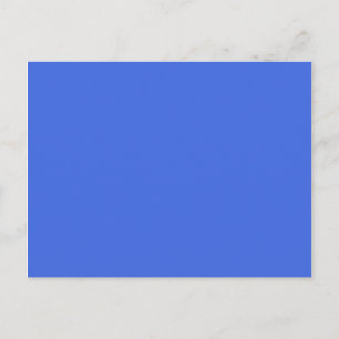 colour royal blue postcard