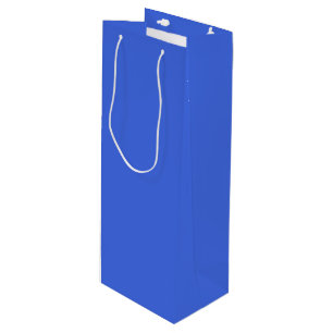 colour royal blue wine gift bag