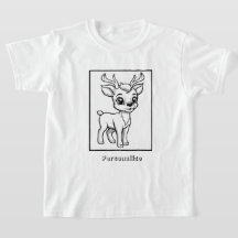 Colour Rudolf Reindeer Personalized 