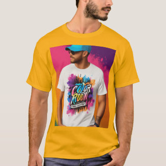 Colour run event. T-Shirt