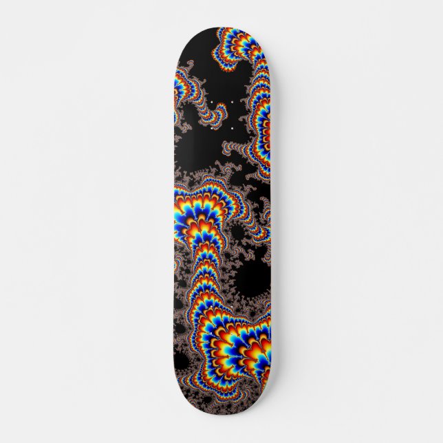 Colour Run - Fractal Art Skateboard (Front)