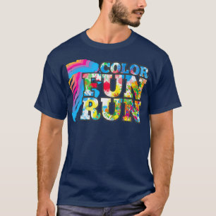Colour Run  Kids School Fundraising Race Fun Run T-Shirt