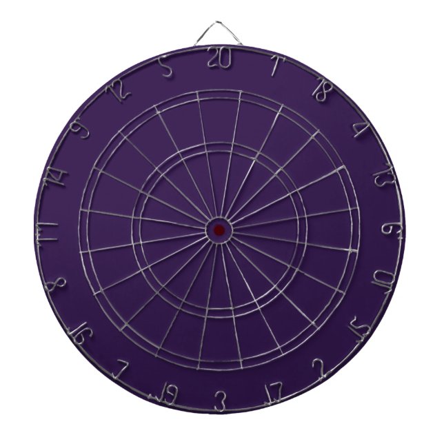 colour Russian violet Dartboard (Front)