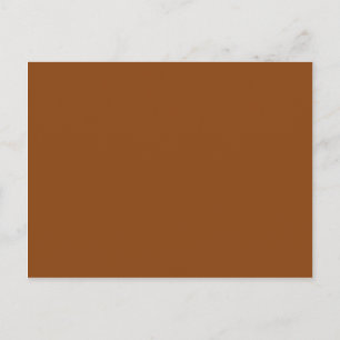 colour saddle brown postcard