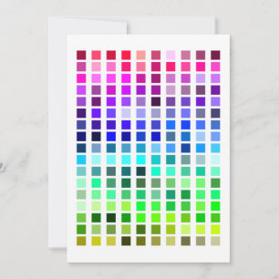 Colour Sample Invite9 Invitation