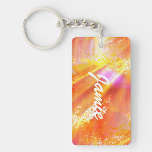 colour seamless art background yellow, orange keychain