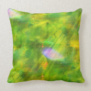 colour seamless background green, yellow throw pillow