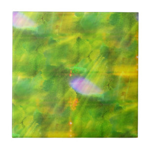 colour seamless background green, yellow tile