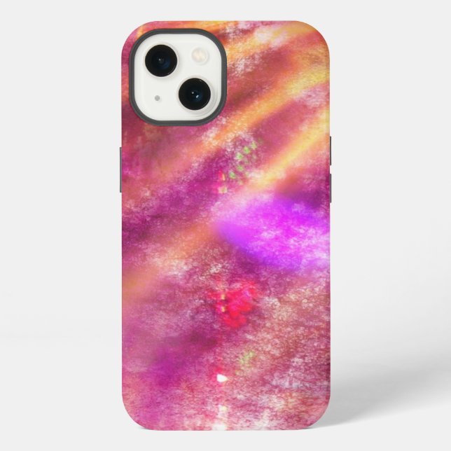 colour seamless background purple, pink iPhone case (Back)