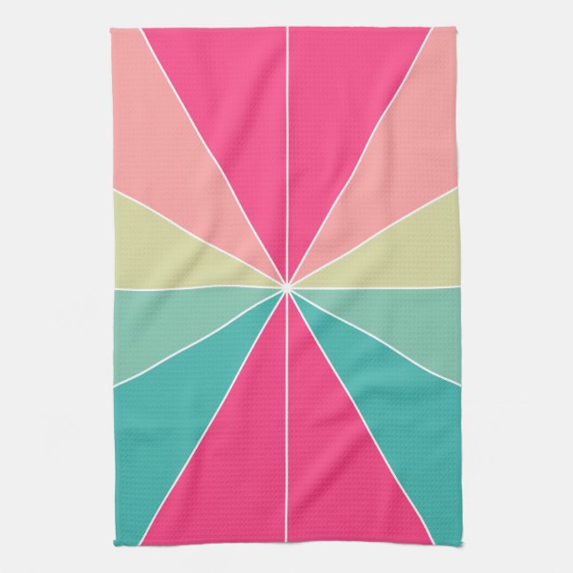 Colour Segmented 01 Kitchen Towel (Vertical)