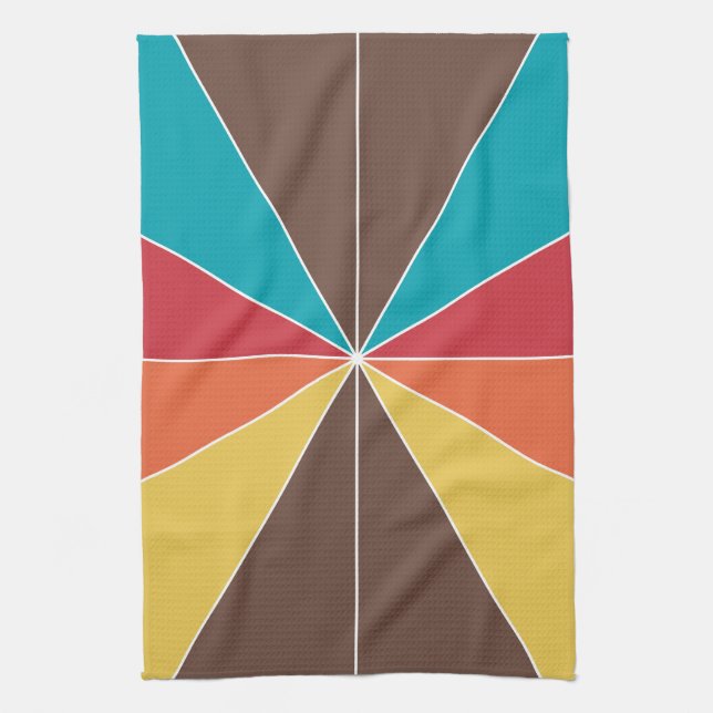 Colour Segmented 05 Kitchen Towel (Vertical)