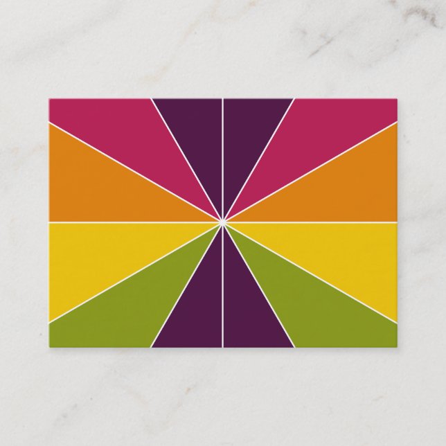 Colour Segments 02 Business Card (Front)