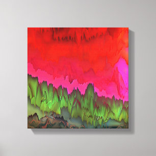 "Colour Serenade" Colourful Abstract Art  Canvas Print