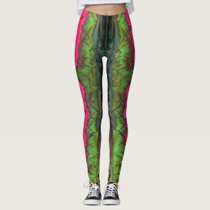 "Colour Serenade" Colourful Abstract Art  Leggings