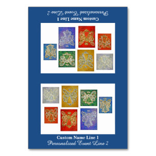 Colour Series Inspirational Angel Custom Table Ten Table Number