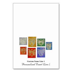 Colour Series Inspirational Angel Table Tent Cards