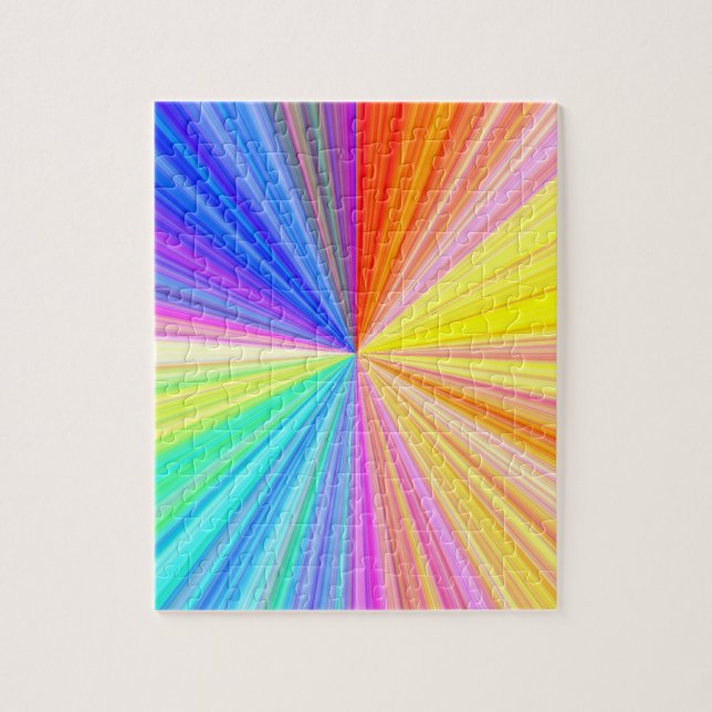 Colour Shade Wheel - Rainbow Extreme Jigsaw Puzzle (Vertical)