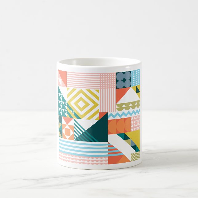 Colour Shapely Pattern Coffee Mug (Creator Uploaded)